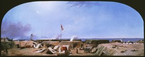 Bombardement af Fort Moultrie, Charleston Harbour, South Carolina